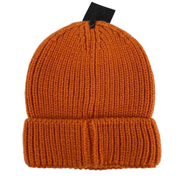 Do Everything In Love Smiley Face Beanie Orange One Size NWT - Picture 2 of 2